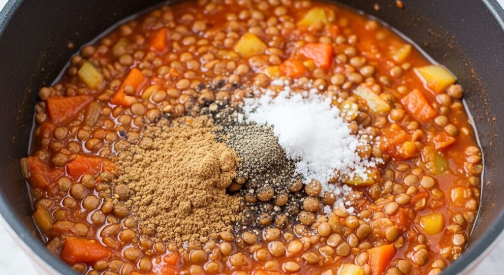 Hearty Lentil Mushroom Soup