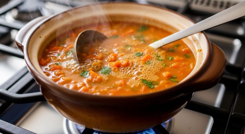 Hearty Lentil Mushroom Soup